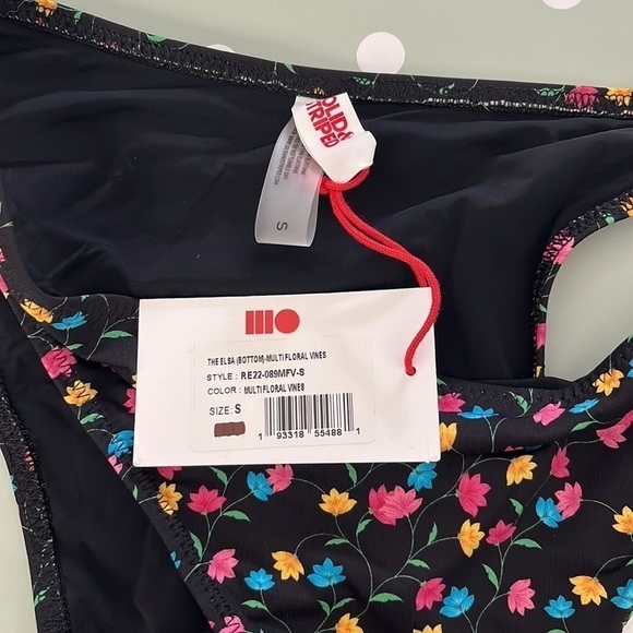 Madewell Solid & Striped Elsa Bikini Bottom Floral ND593 - Picture 6 of 10